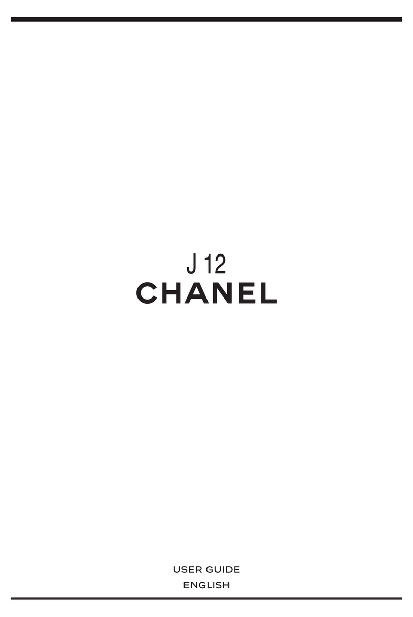 Chanel J12 Manuel utilisateur