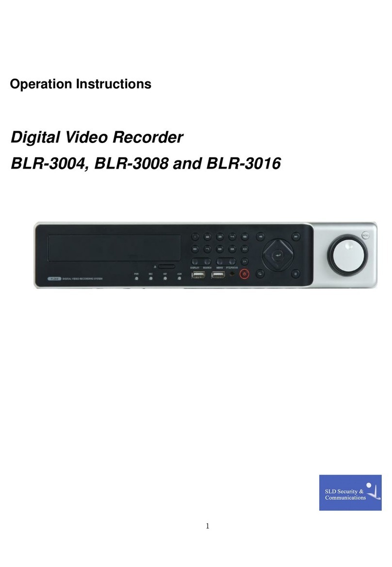 SLD Security & Communications BLR-3004 Manuel utilisateur
