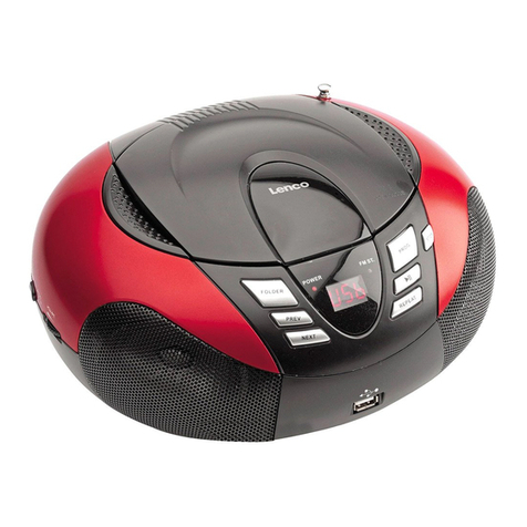 LENCO SCD-37 USB Manuel utilisateur