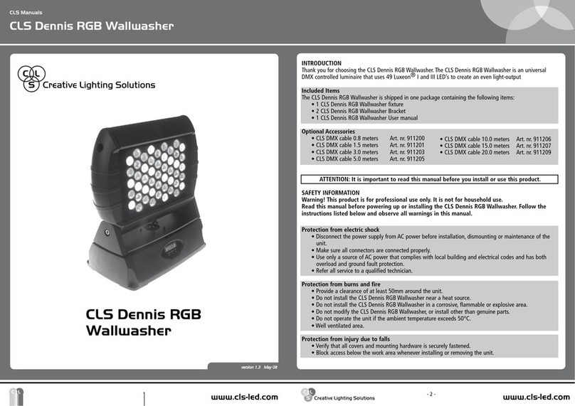 Creative Lighting Solutions Dennis RGB Manuel utilisateur