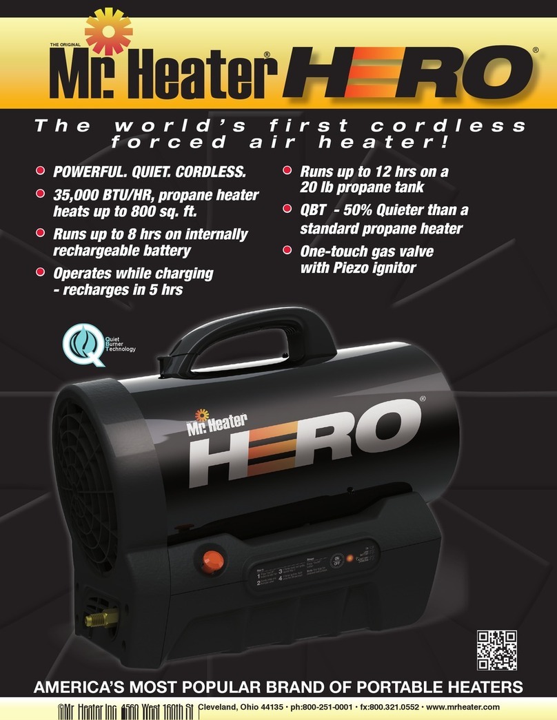 MrHeater Hero Manuel utilisateur MrHeater Hero Manuel utilisateur