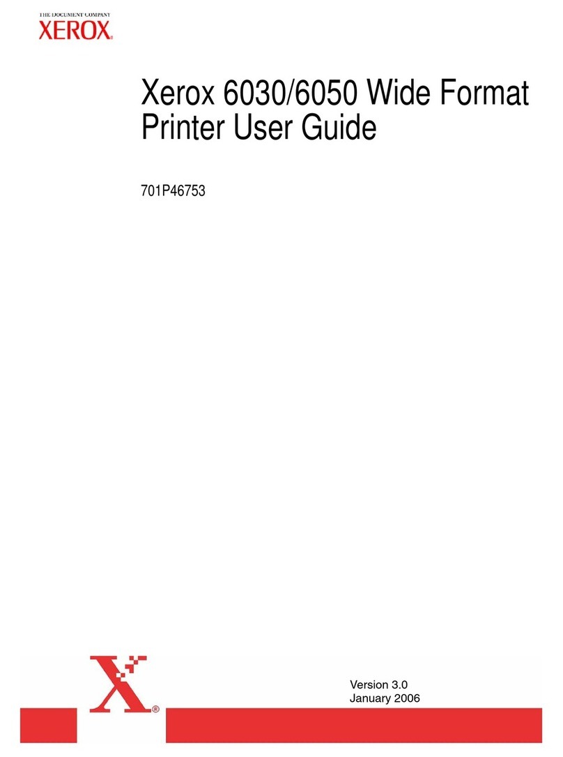 Xerox Wide Format 6050 Manuel utilisateur