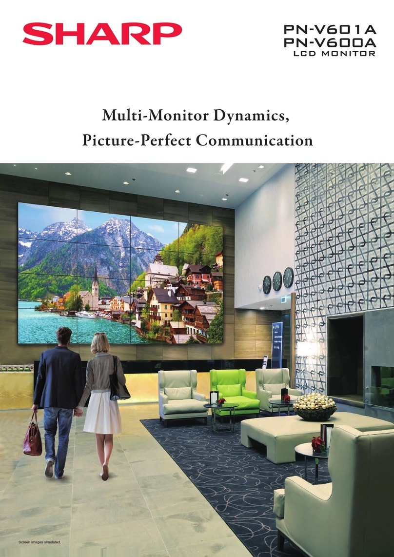 Sharp PN-V601A Manuel utilisateur