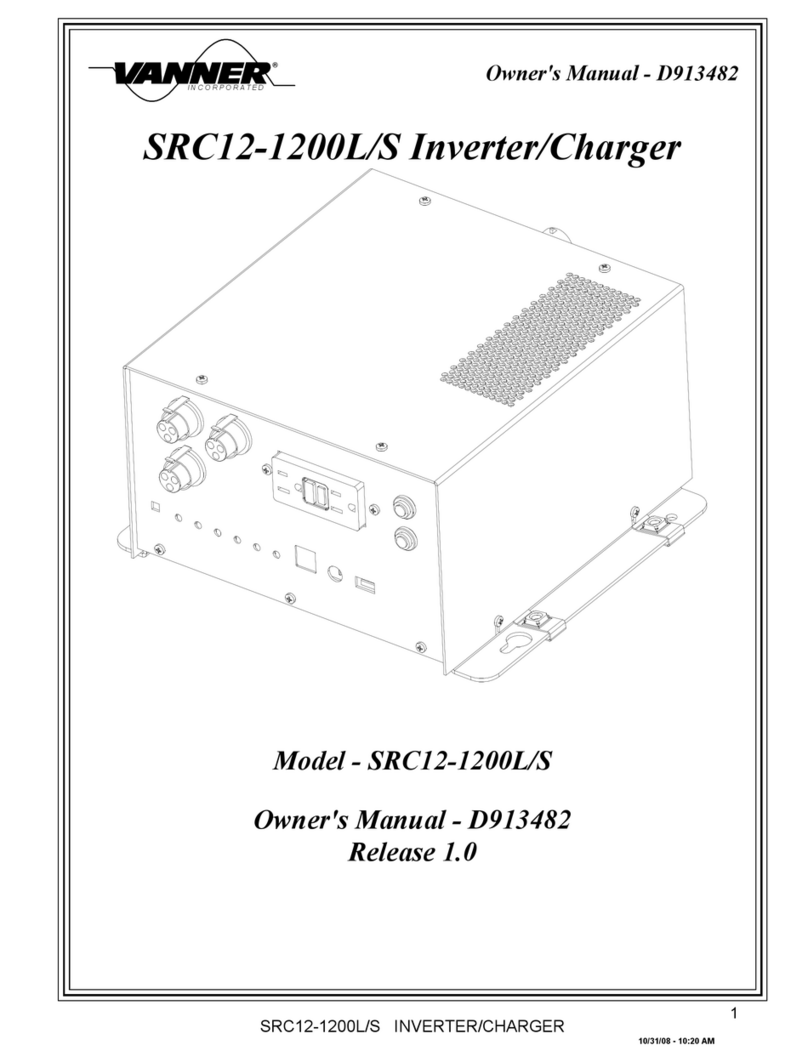 Vanner SRC12-1200L Manuel utilisateur