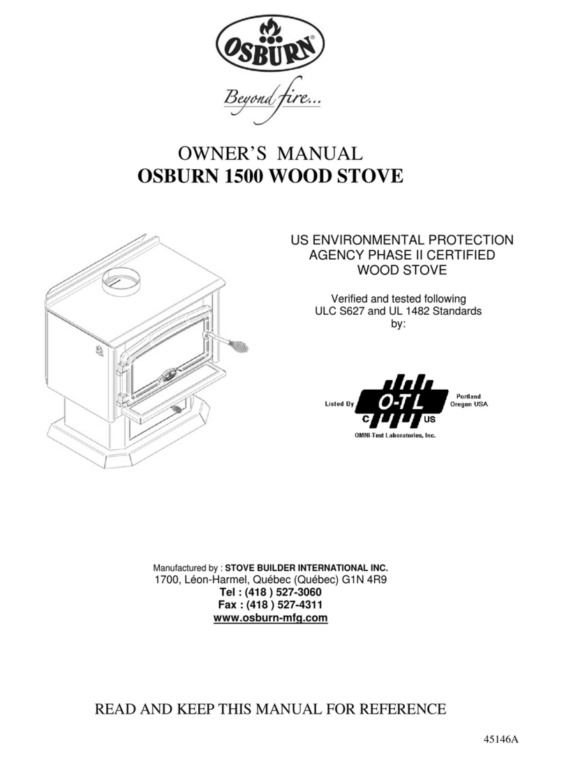 Osburn 1500 Manuel utilisateur