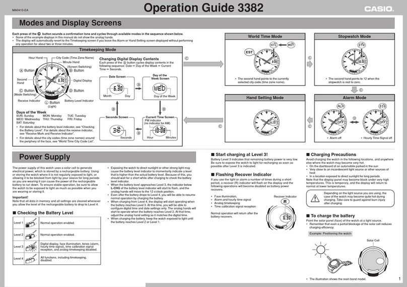 Casio 3382 Manuel utilisateur