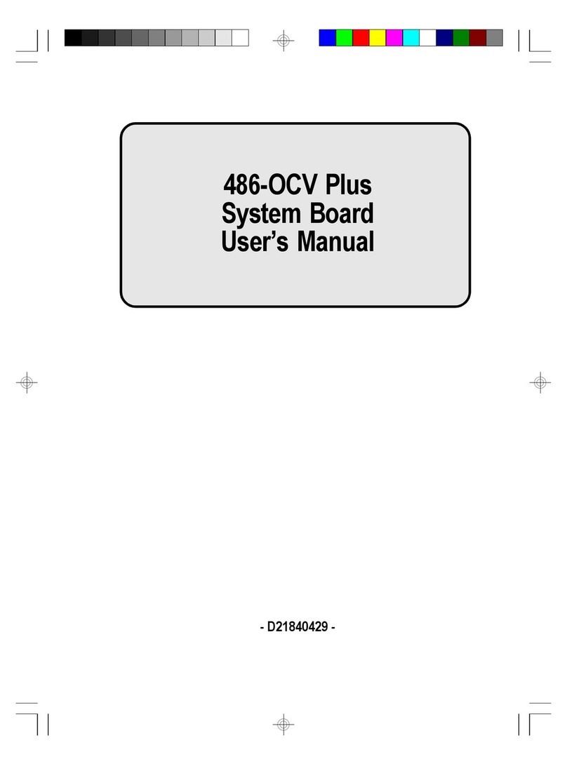 DFI 486-OCV Plus Manuel utilisateur