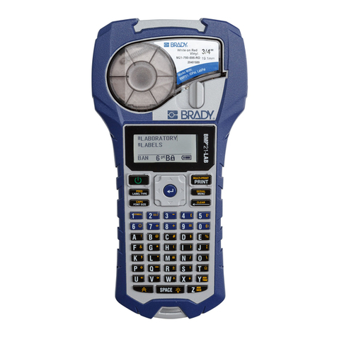 Brady BMP 21-LAB Manuel utilisateur