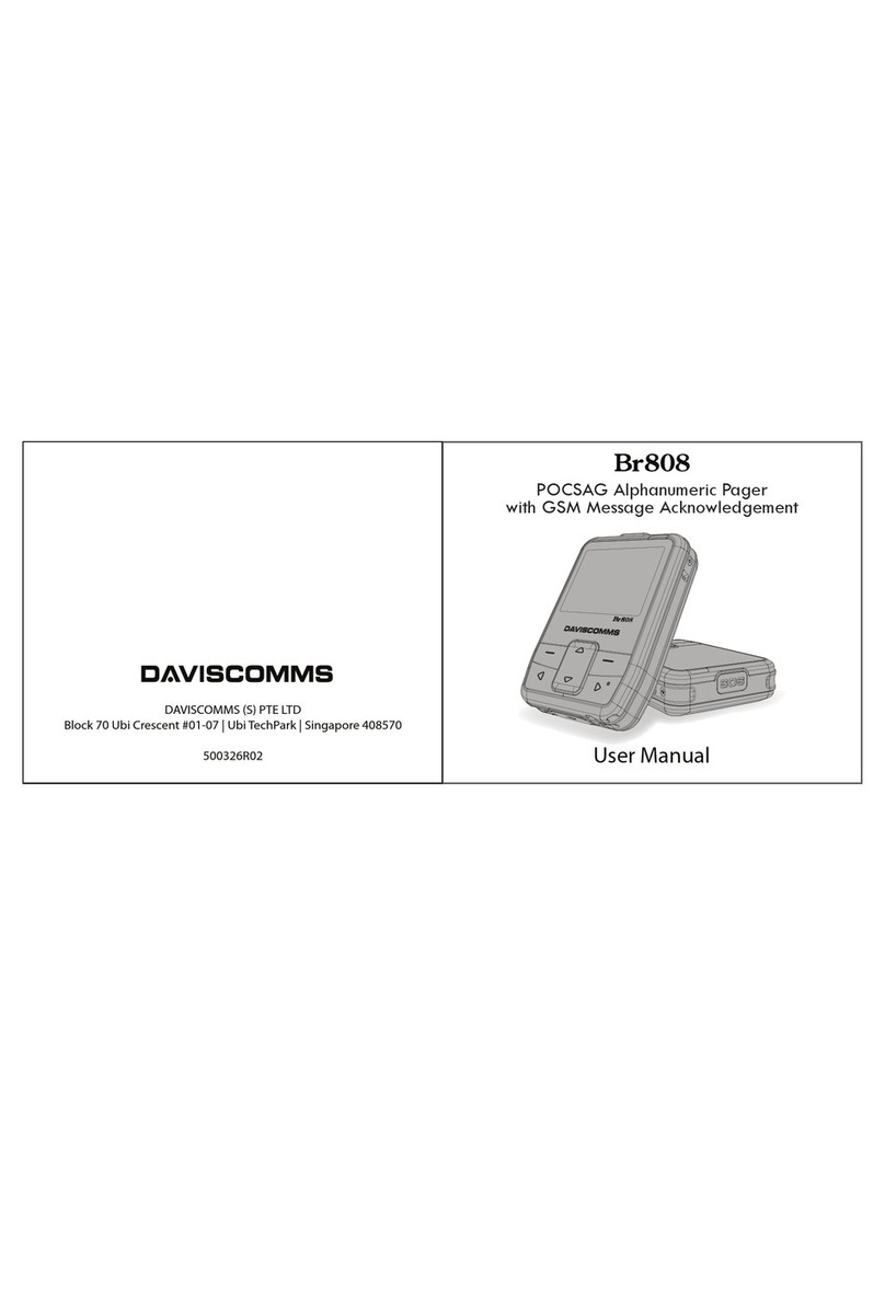 Daviscomms Br808 Manuel utilisateur