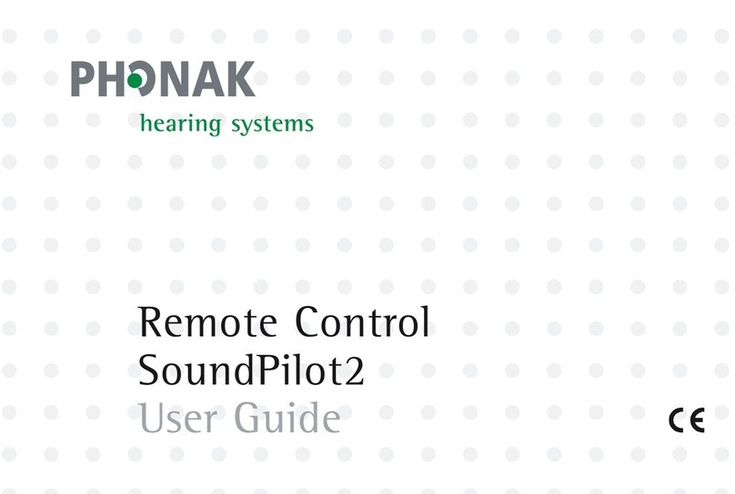 Phonak SoundPilot2 Manuel utilisateur Phonak SoundPilot2 Manuel utilisateur