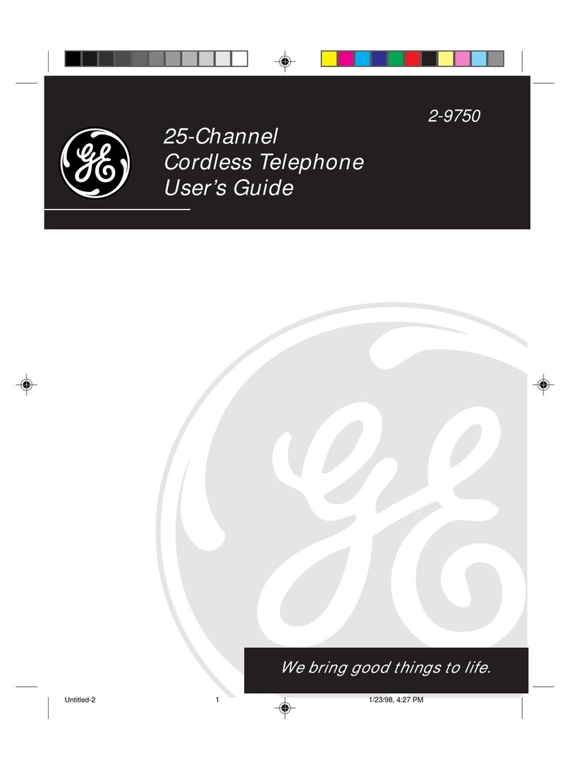 GE 2-9750 Manuel utilisateur