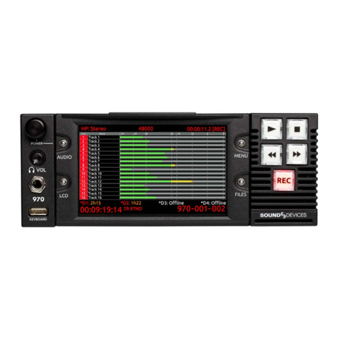 Sound Devices 970 Manuel