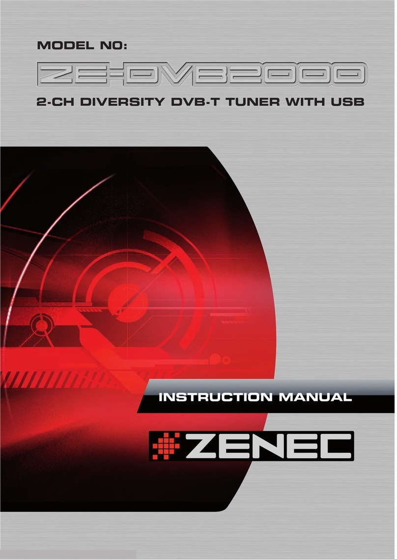 ZENEC ZE-DVB2000 Manuel utilisateur