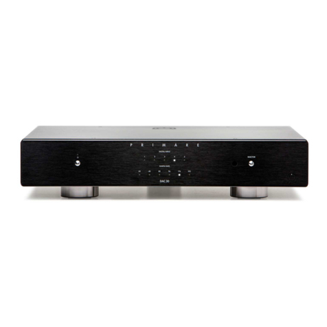 Primare DAC30 Manuel utilisateur