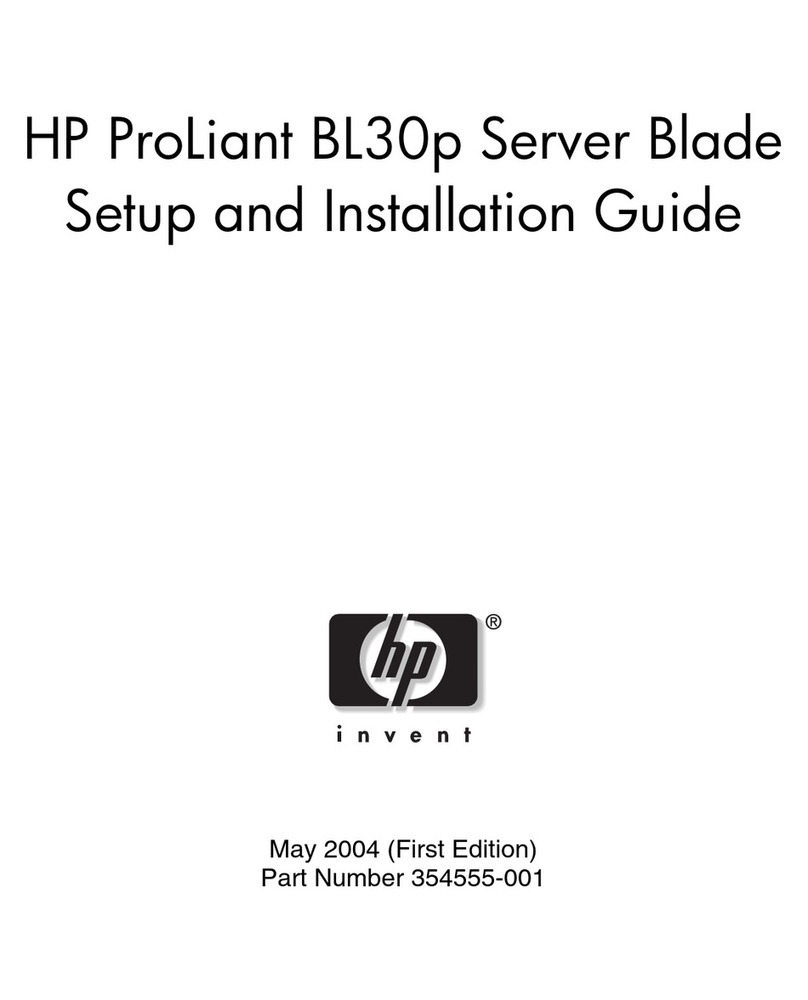 HP BL30p - ProLiant - 1 GB RAM Instructions d'utilisation et de sécurité