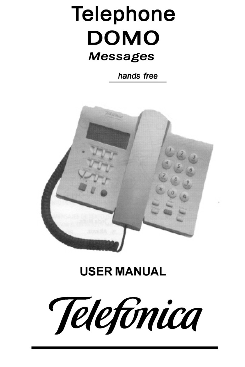 TELEFONICA 1002 Manuel utilisateur