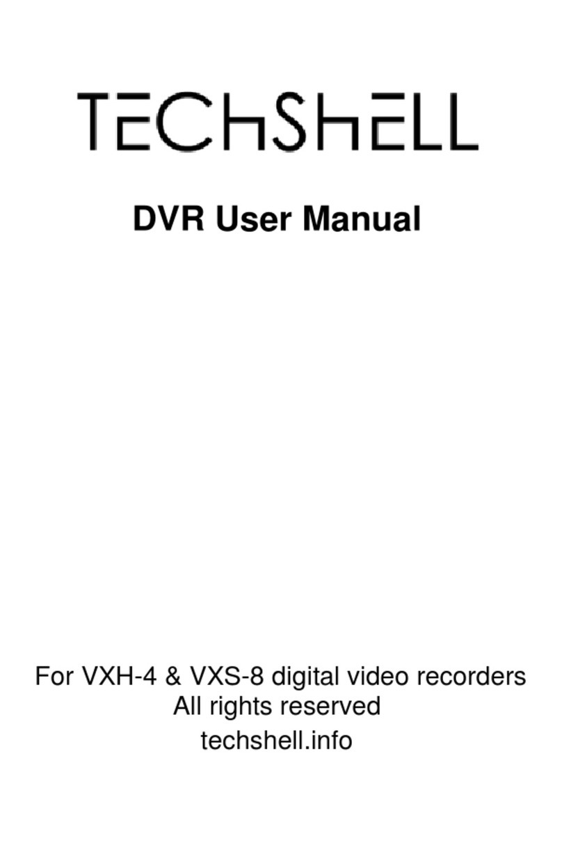 Techshell VXH-4 Manuel utilisateur
