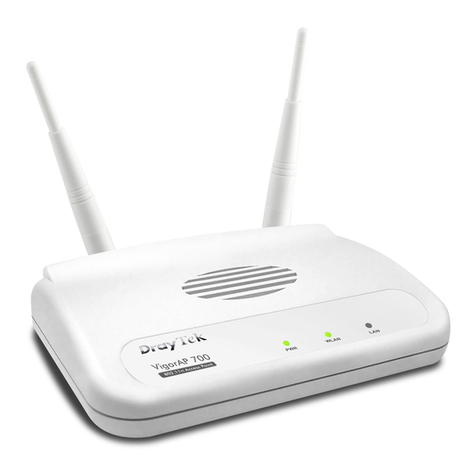 Draytek VigorAP 700 Manuel utilisateur