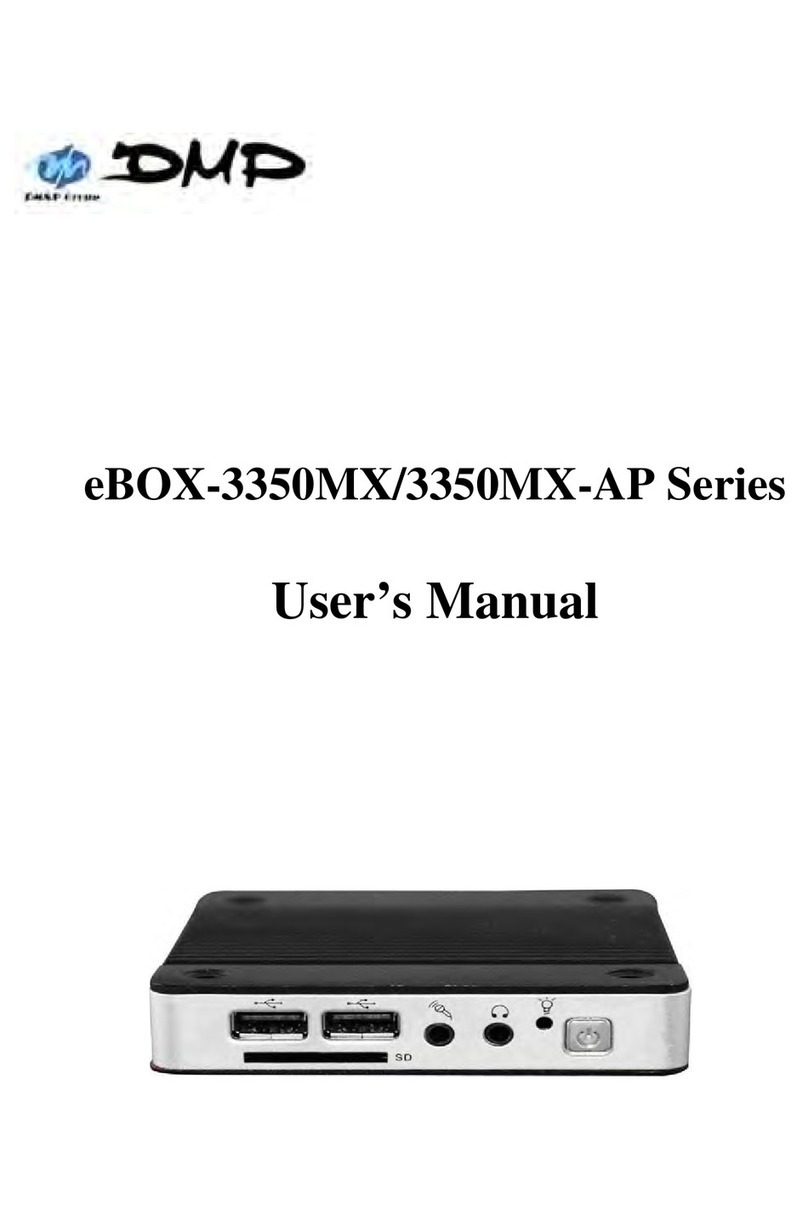 DMP Electronics eBOX-3350MX series Manuel utilisateur