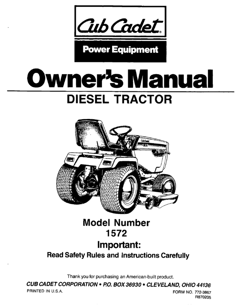 Cub Cadet 1572 Manuel utilisateur