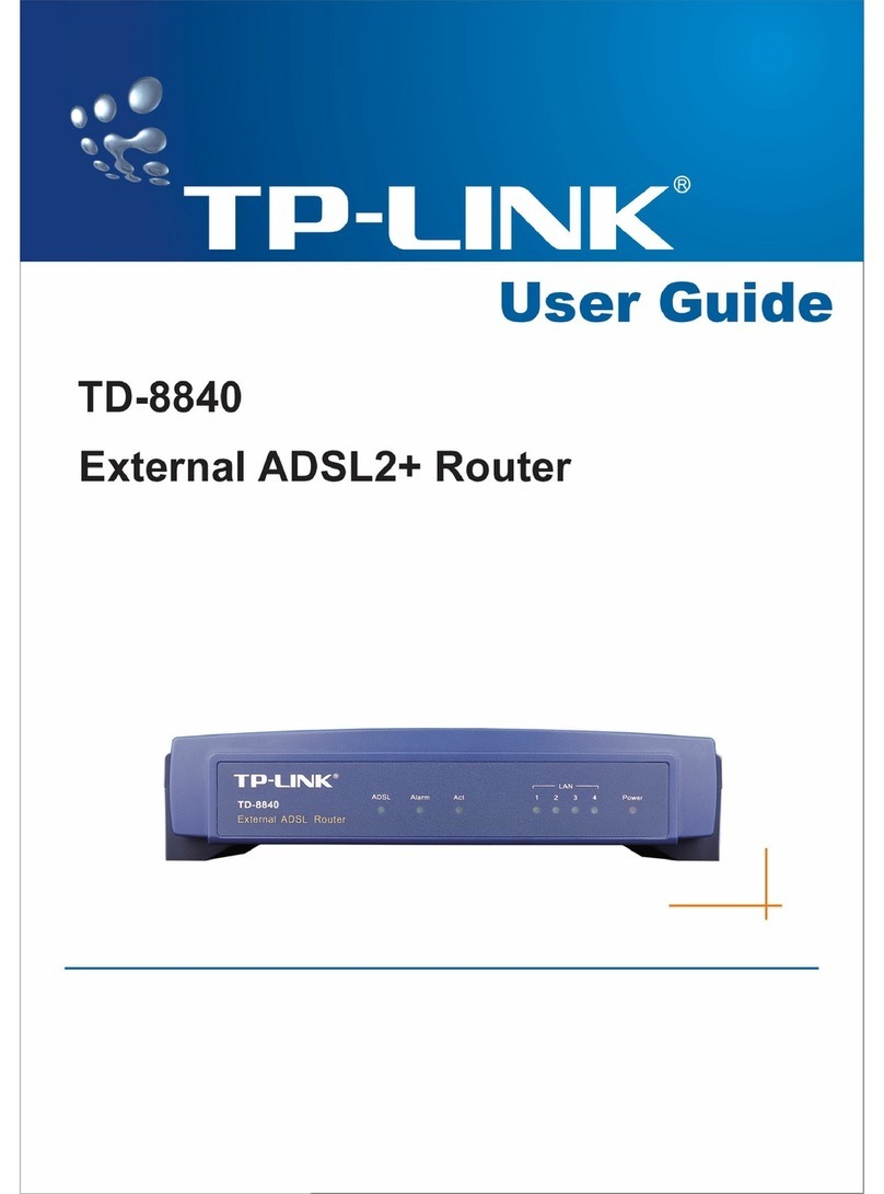 TP-Link TD-8840 Manuel utilisateur
