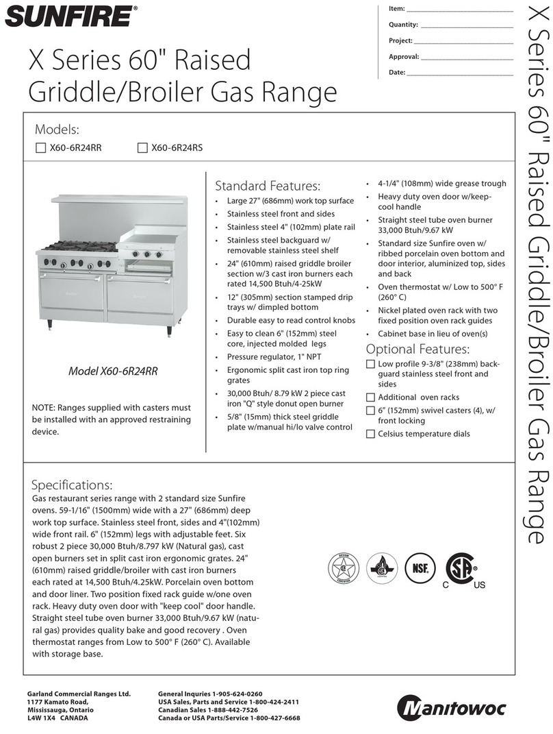 Sunfire X60-6R24RR Manuel utilisateur