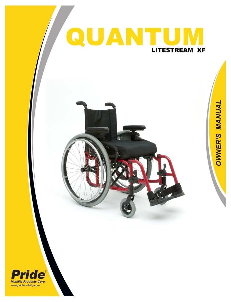 Pride Quantum Litestream XF Manuel utilisateur