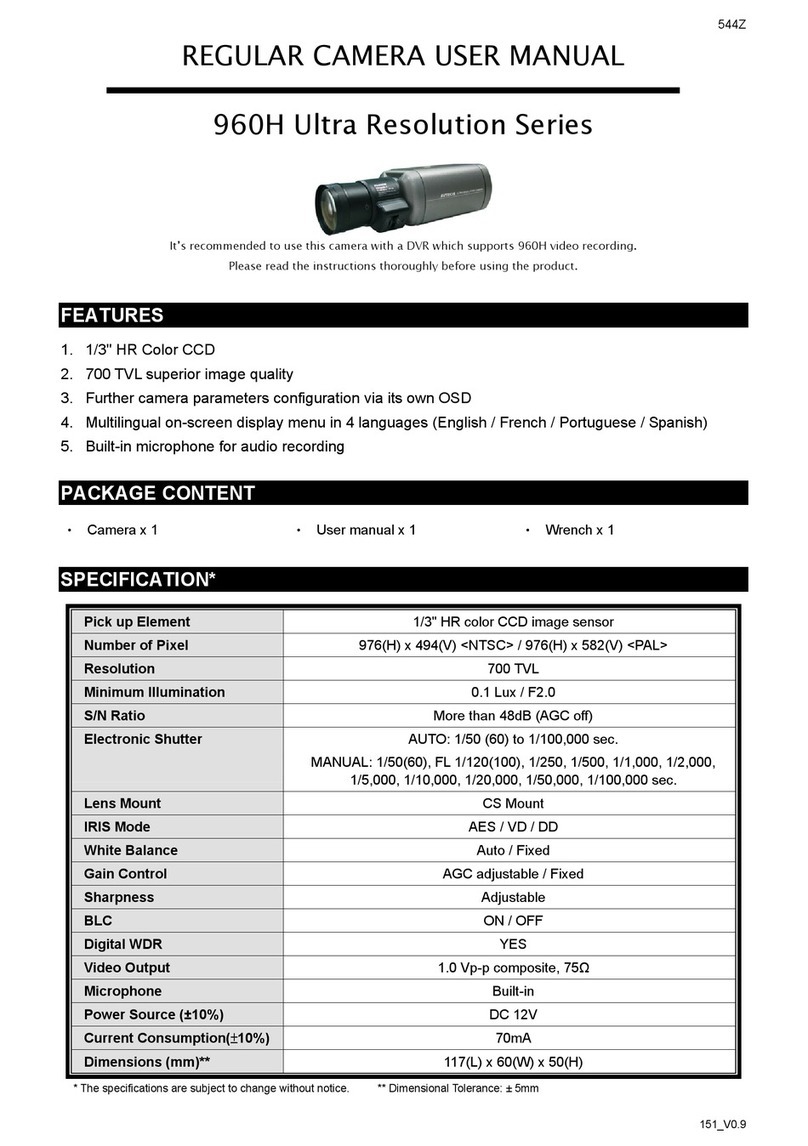 Avtech 960H Manuel utilisateur Avtech 960H Manuel utilisateur