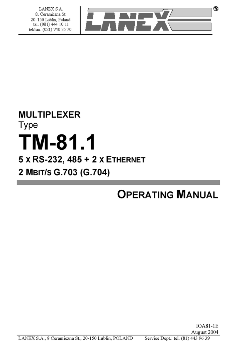 Lanex TM-81.1 Manuel utilisateur