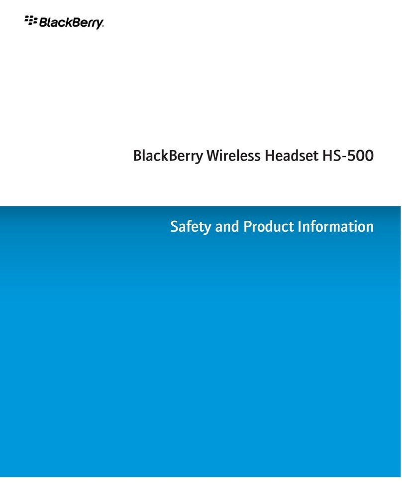 Blackbe;rry HS-500 - LEARN MORE Manuel utilisateur
