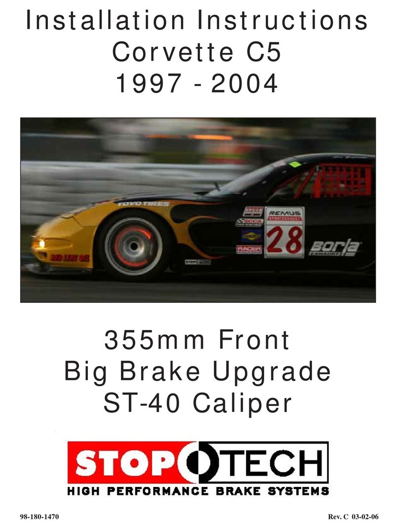 StopTech ST-40 Caliper Manuel utilisateur