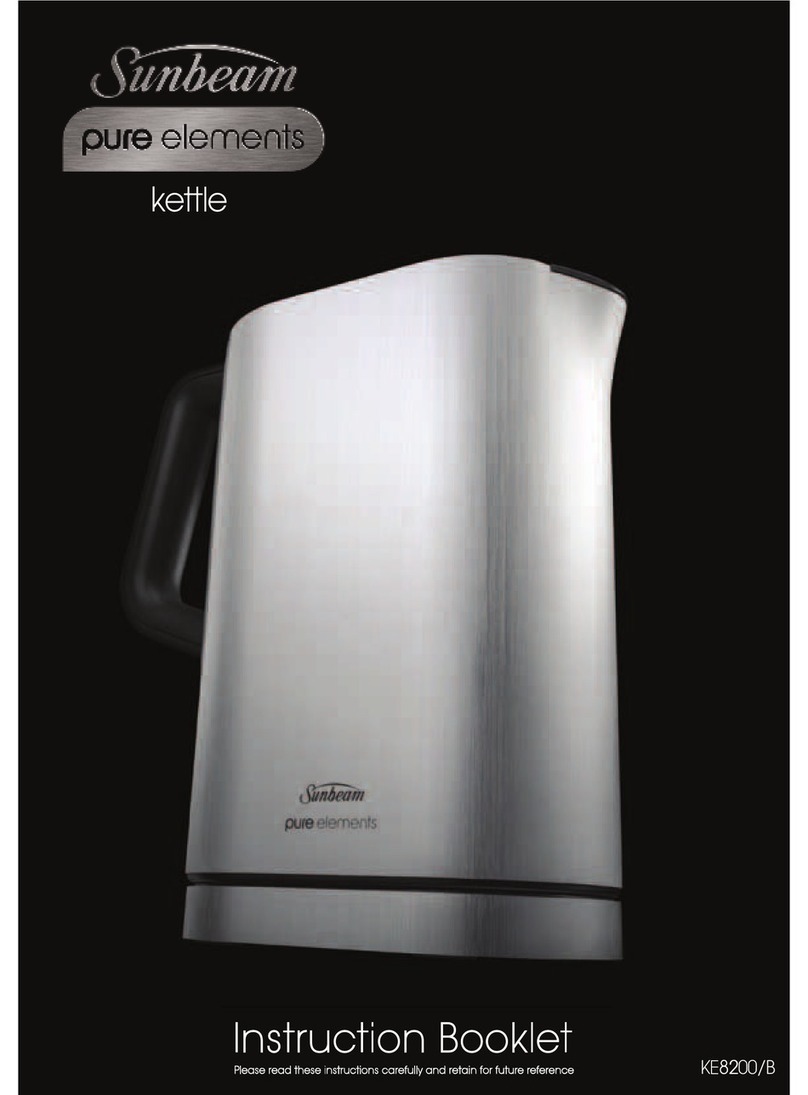 Sunbeam KE8200/B Manuel utilisateur