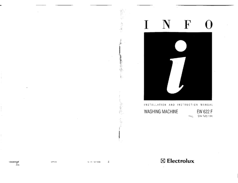 Electrolux EW 622 F Guide rapide