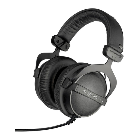 Beyerdynamic DT 770 PRO Manuel utilisateur
