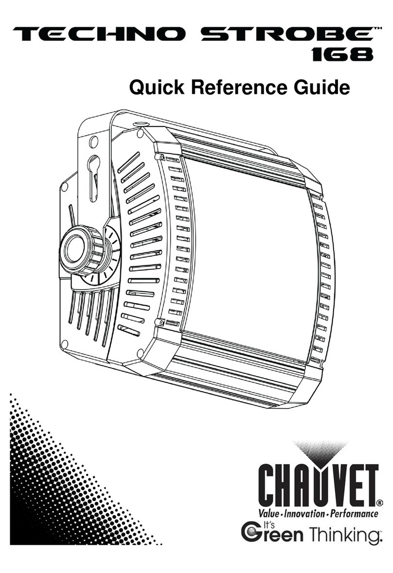 Chauvet Techno Strobe 168 Manuel utilisateur