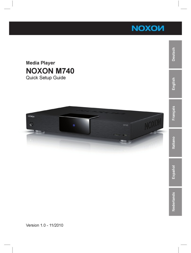 Noxon NOXON M740 Manuel utilisateur