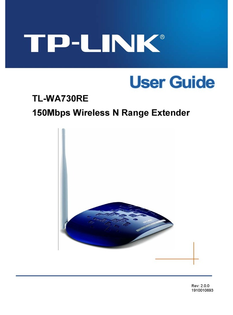 TP-Link TL-WA730RE Manuel utilisateur