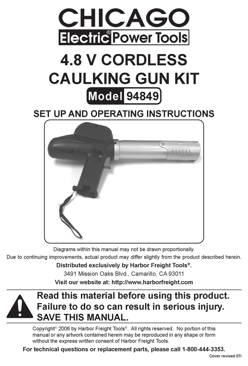 Chicago Electric Model 94849 Manuel d'installation