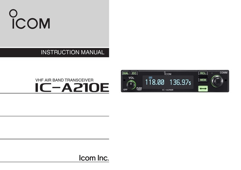 Icom IC-A210E Manuel utilisateur