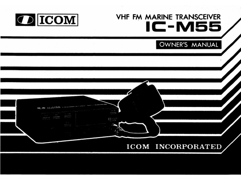 Icom IC-M55 Manuel utilisateur