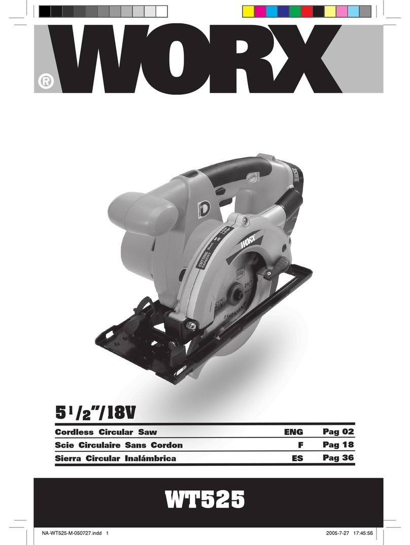 Worx WT525 Manuel utilisateur