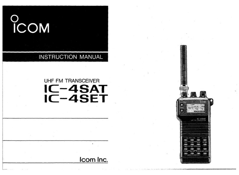 Icom IC-4SAT Manuel utilisateur