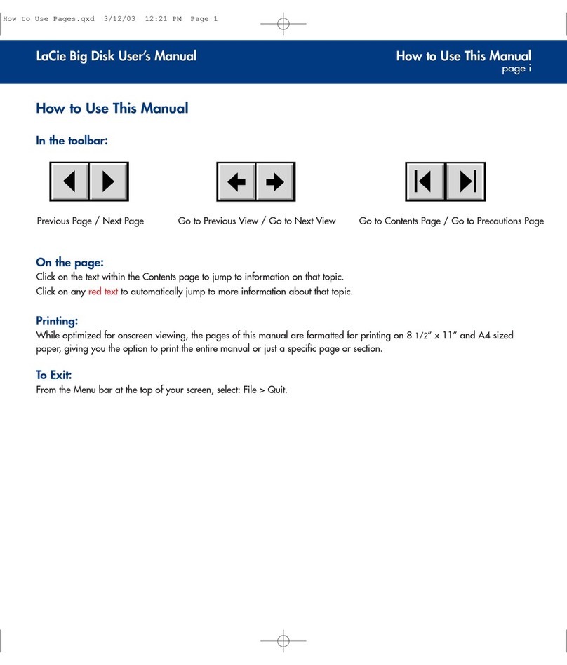 LaCie LaCie Ethernet Big Disk Manuel utilisateur