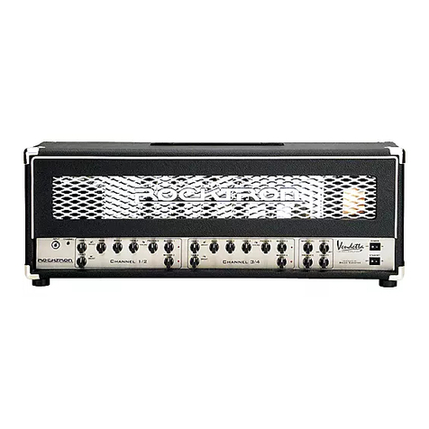 Rocktron Vendetta Manuel utilisateur