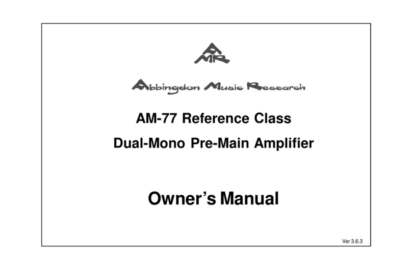 AMR AM-77 Manuel utilisateur