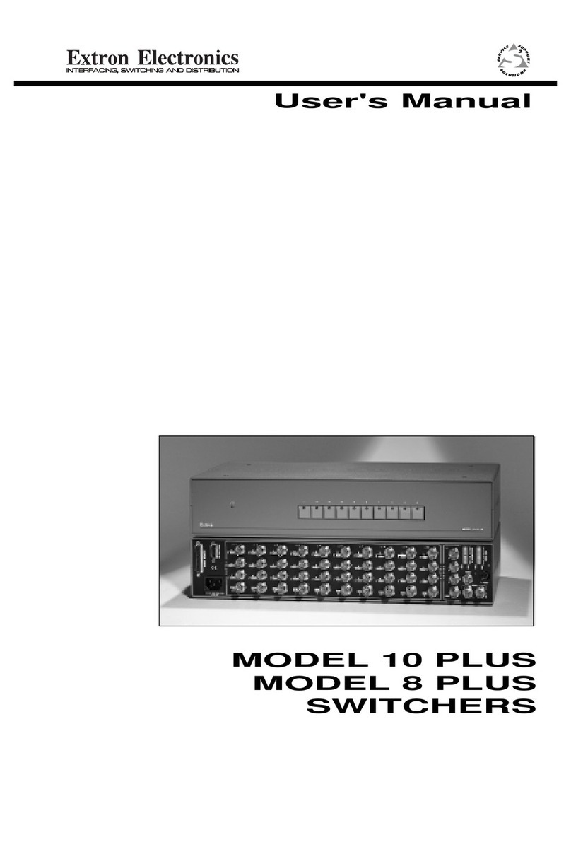 Extron electronics System 10 Plus Manuel utilisateur