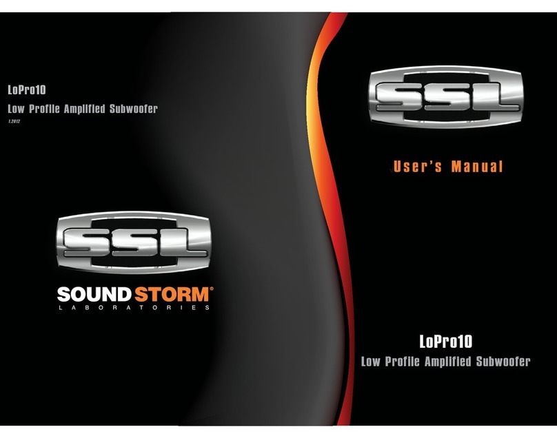 Ssl LOPRO10 Manuel utilisateur Ssl LOPRO10 Manuel utilisateur