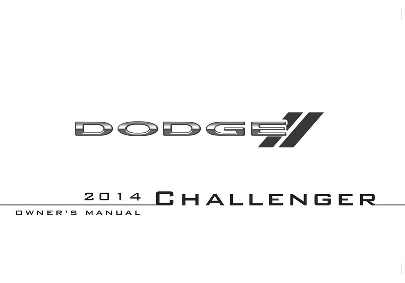 Dodge 2014 dodge challenger Manuel utilisateur