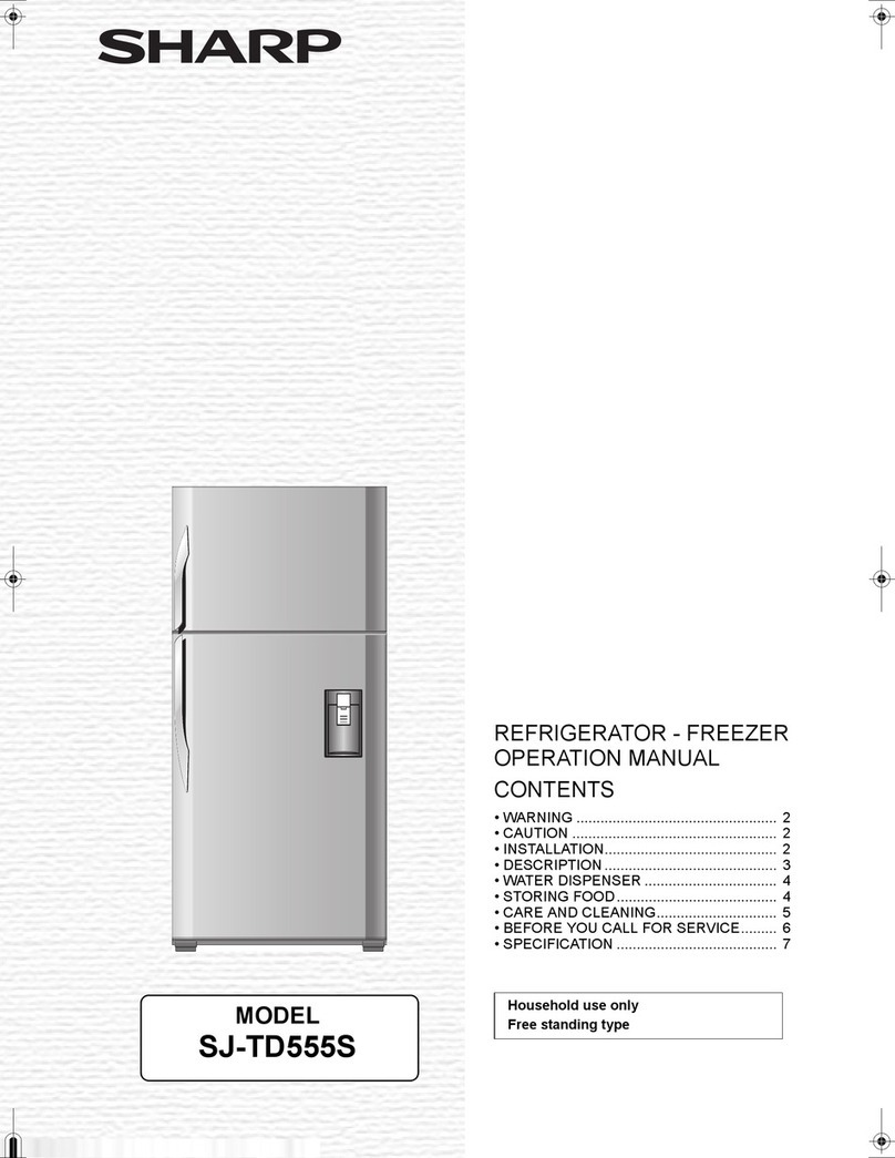 Sharp SJ-TD555S Manuel utilisateur
