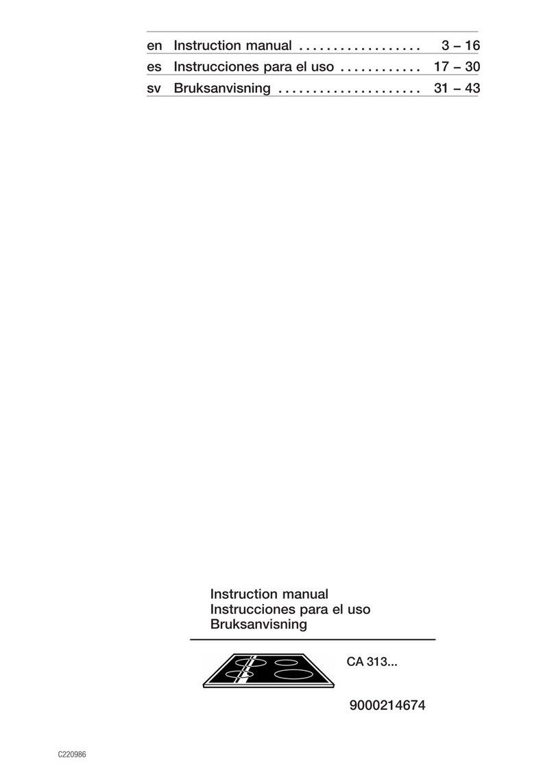 CONSTRUCTA CA313 Series Manuel utilisateur